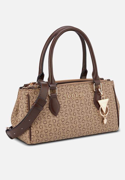 GUESS - Claudia Satchel Bag- Walnut