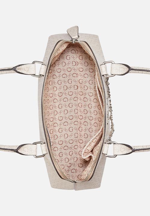 GUESS - Kelli Satchel Bag- Almond