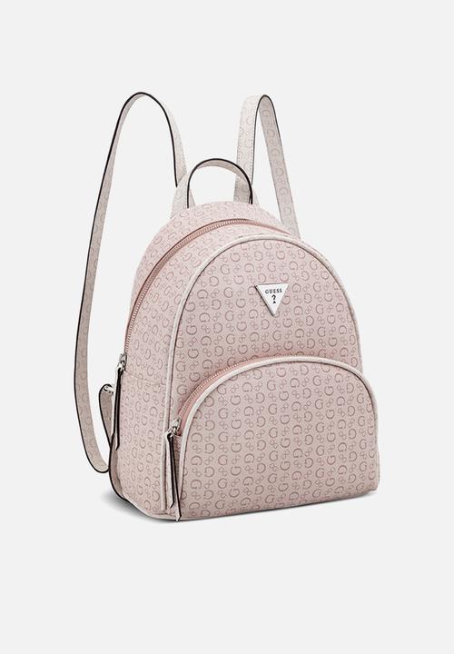 GUESS - Jillian Backpack Bag- Light Rose Multi