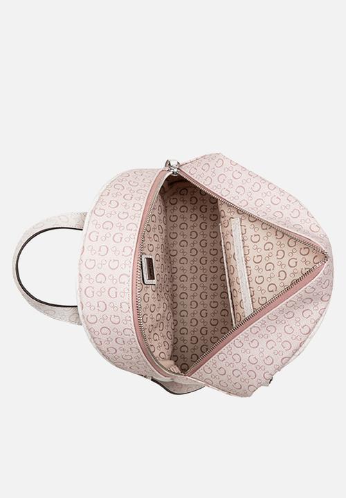 GUESS - Jillian Backpack Bag- Light Rose Multi