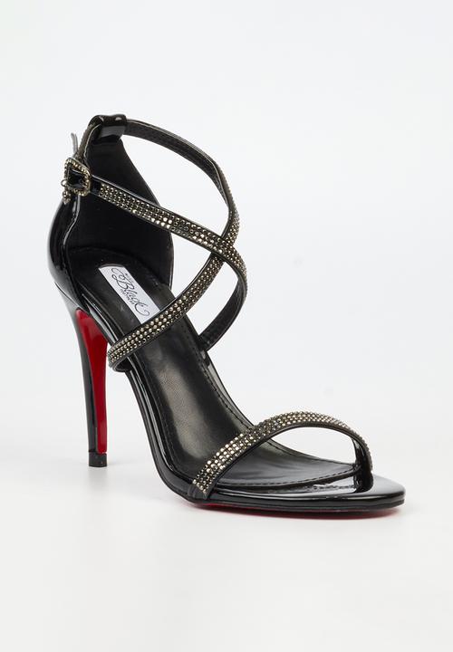 Miss Black - Jazz 44 open toe ankle strap - black