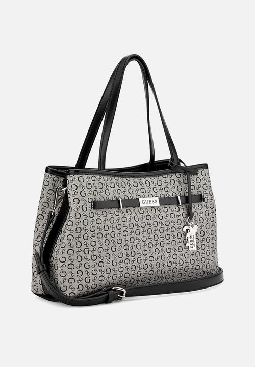 GUESS - Angelica Satchel Bag-  Black
