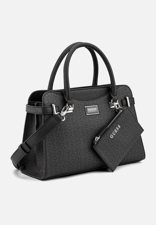 GUESS - Rosie Satchel Bag- Coal