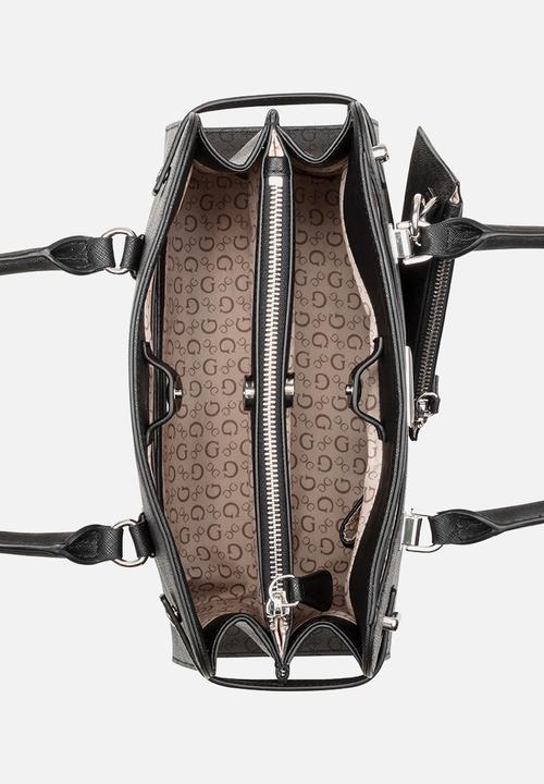 GUESS - Rosie Satchel Bag- Coal