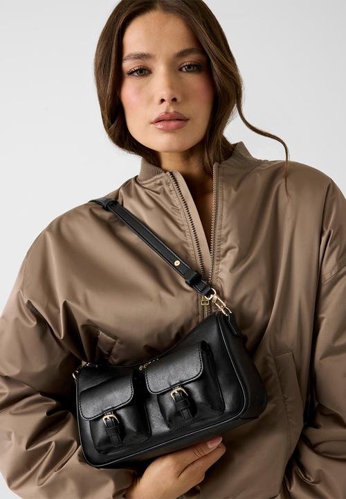 GUESS - Kassie Convertible Shoulder Bag-Black