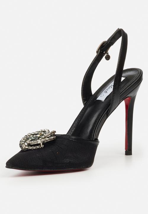 Miss Black - Lola 73 closed toe slingback - black