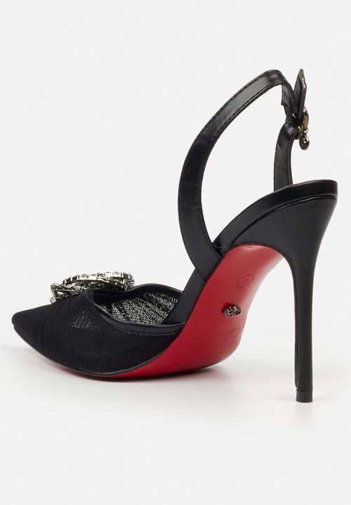 Miss Black - Lola 73 closed toe slingback - black