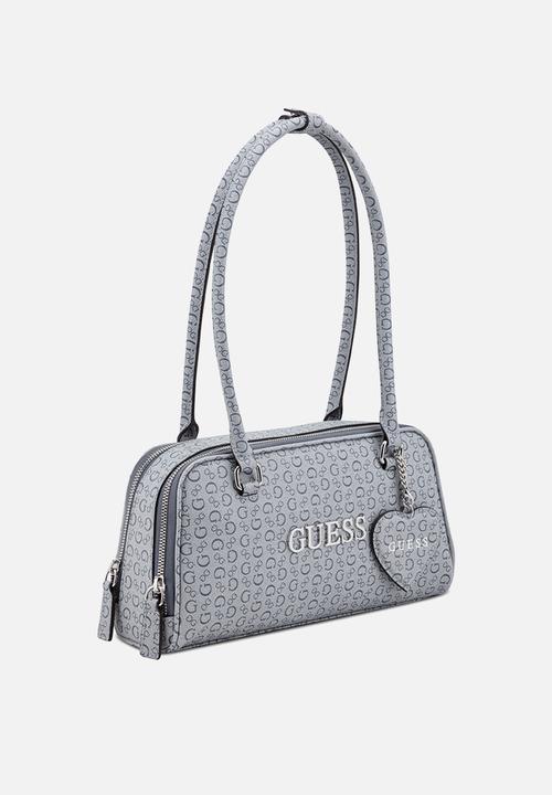 GUESS - Carla Shoulder Satchel Bag- Denim
