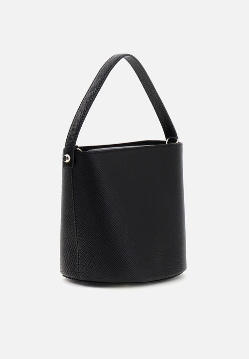 GUESS - Patsie Top Handle Bucket Bag- Black