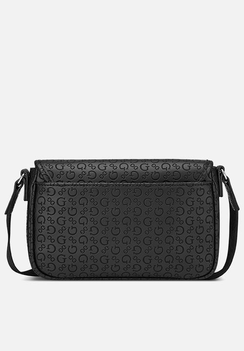 GUESS - Viviette Mini Crossbody Flap Bag- Black
