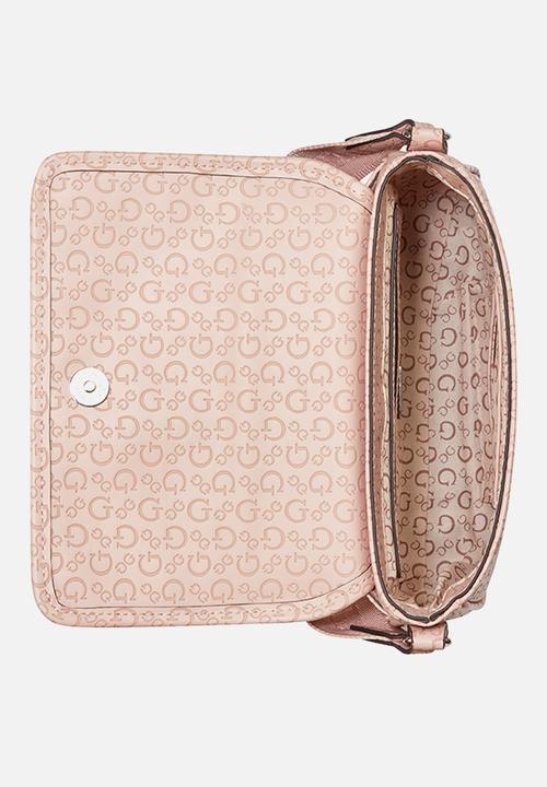 GUESS - Viviette Mini Crossbody Flap Bag- Blush
