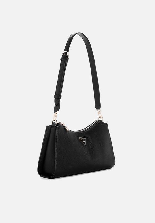 GUESS - Lucci Top Zip Shoulder Bag-Black