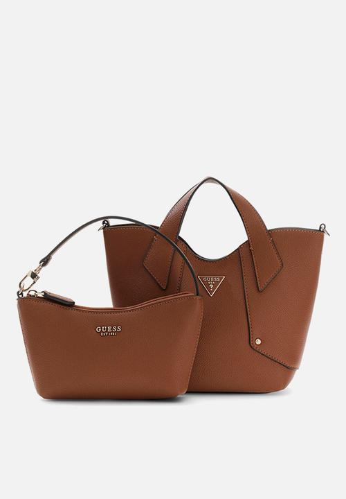 GUESS - Darcy Mini Tote Bag - Cognac