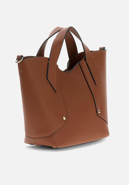 GUESS - Darcy Mini Tote Bag - Cognac