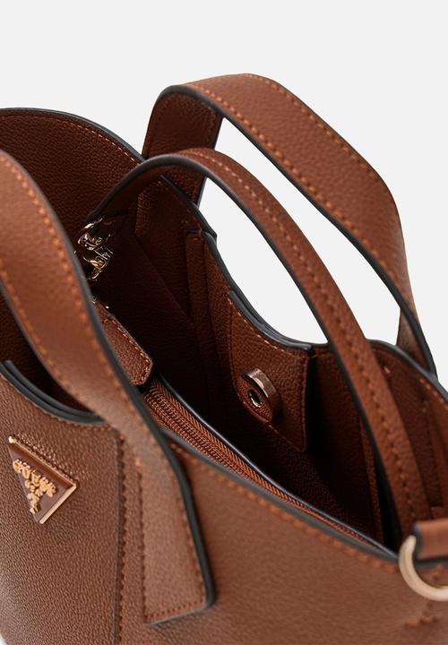 GUESS - Darcy Mini Tote Bag - Cognac