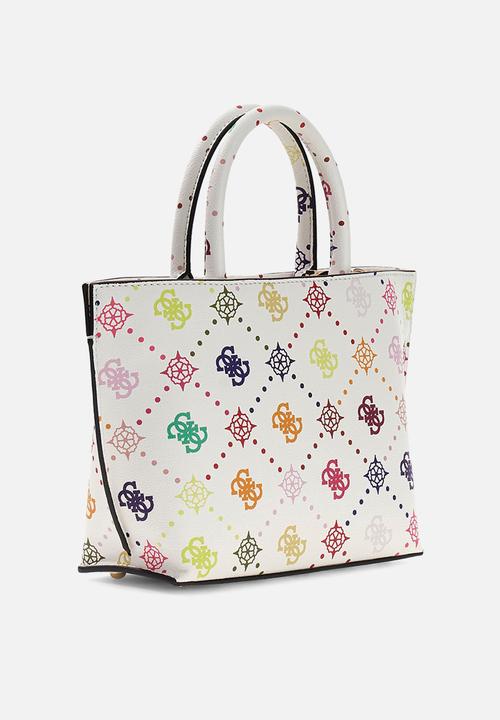 GUESS - Emelie Logo Mini Tote Bag - Multi Logo