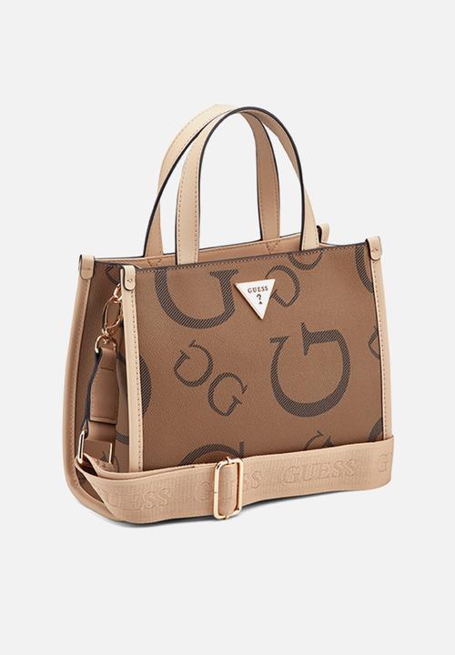 GUESS - Jackie Mini Small Tote Bag- Cocoa