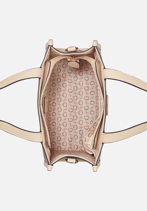 GUESS - Jackie Mini Small Tote Bag- Cocoa
