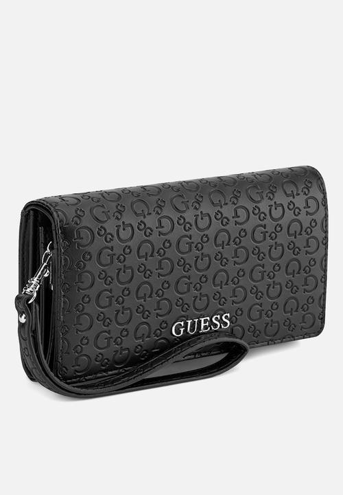 GUESS - Remy Sling Phone Organizer Bag- Black