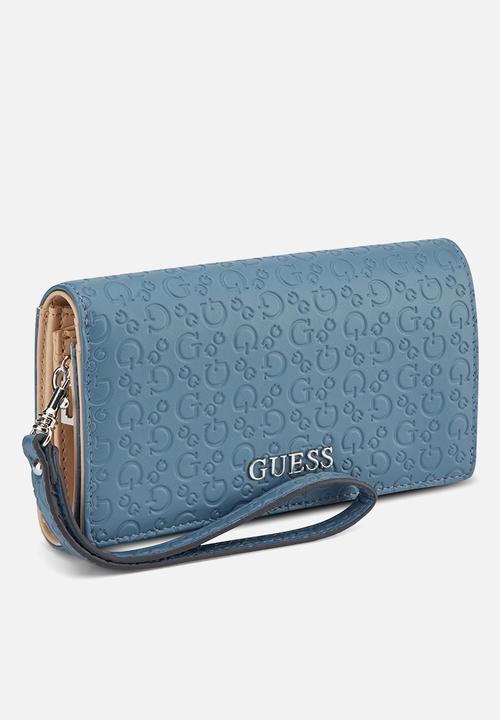 GUESS - Remy Sling Phone Organizer Bag- Denim