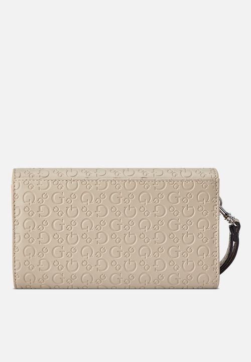 GUESS - Remy Sling Phone Organizer Bag- Taupe