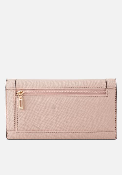 GUESS - Cadence Sling Slim Clutch Bag- Heather Pink