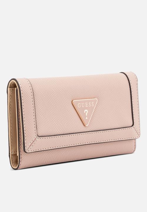 GUESS - Cadence Sling Slim Clutch Bag- Heather Pink