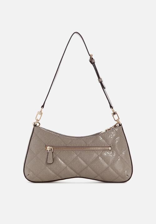GUESS - Libby Shoulder Bag-Dark Taupe