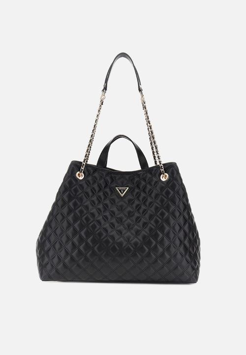 GUESS - Giully Large 2 In 1 Tote Bag-Black