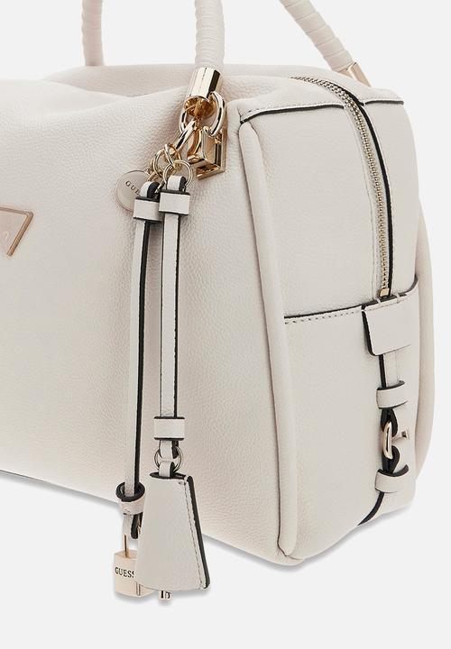 GUESS - Danya Satchel Bag-Off White