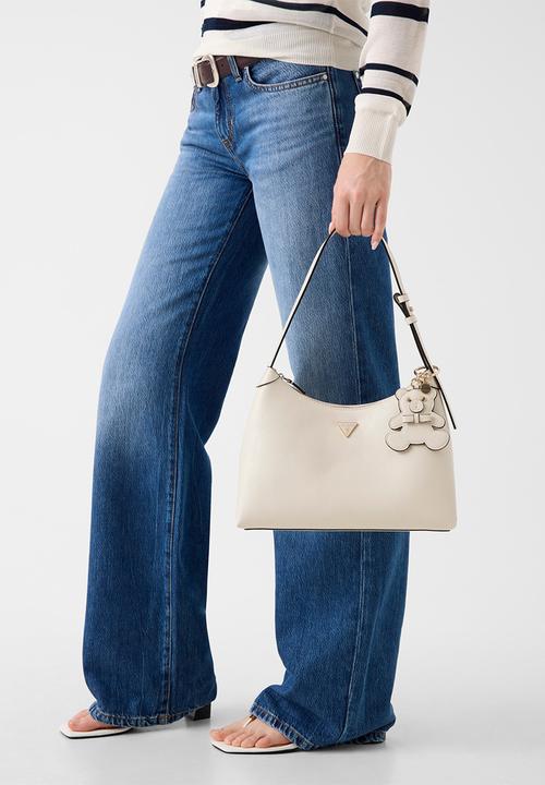 GUESS - Kassie Hobo Bag - Off White