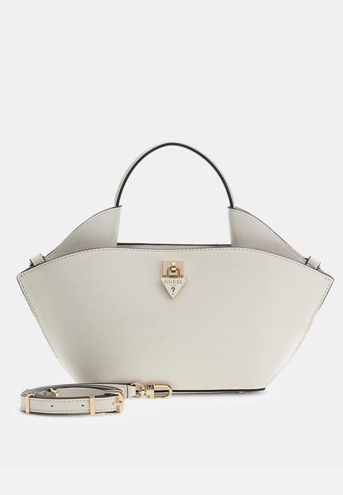 GUESS - Patsie Mini Tote Bag - Off White