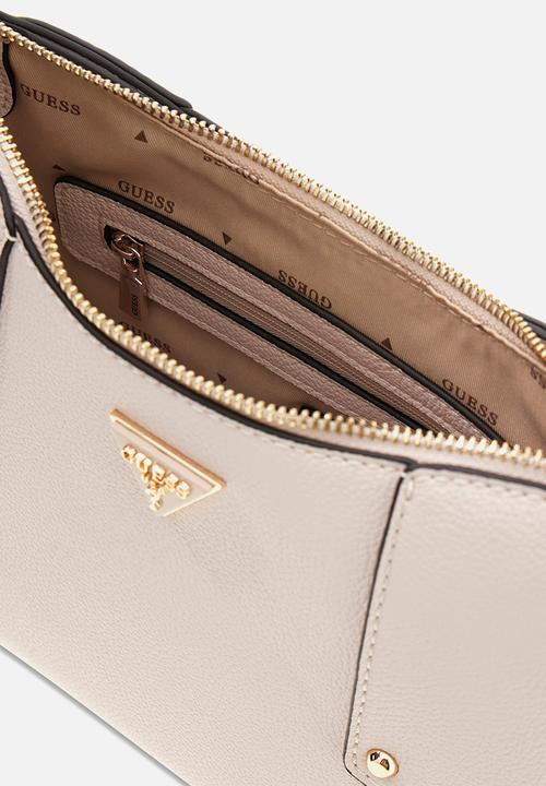 GUESS - Darcy Convertible Shoulder Bag-Stone