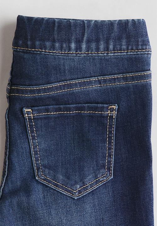 H&M - Superstretch flared leg jeans - dark denim blue