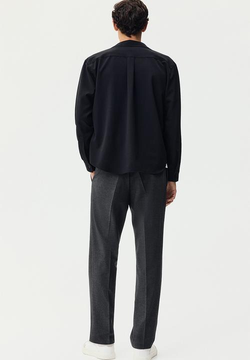 H&M - Slim fit tailored joggers - dark grey
