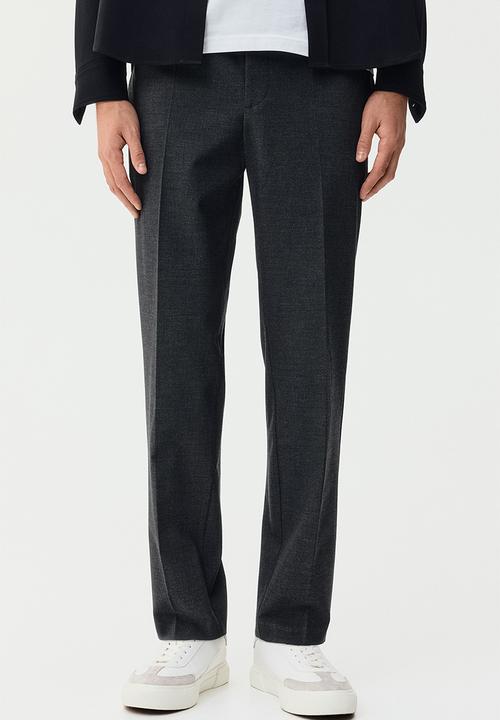H&M - Slim fit tailored joggers - dark grey