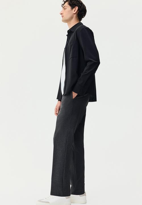 H&M - Slim fit tailored joggers - dark grey