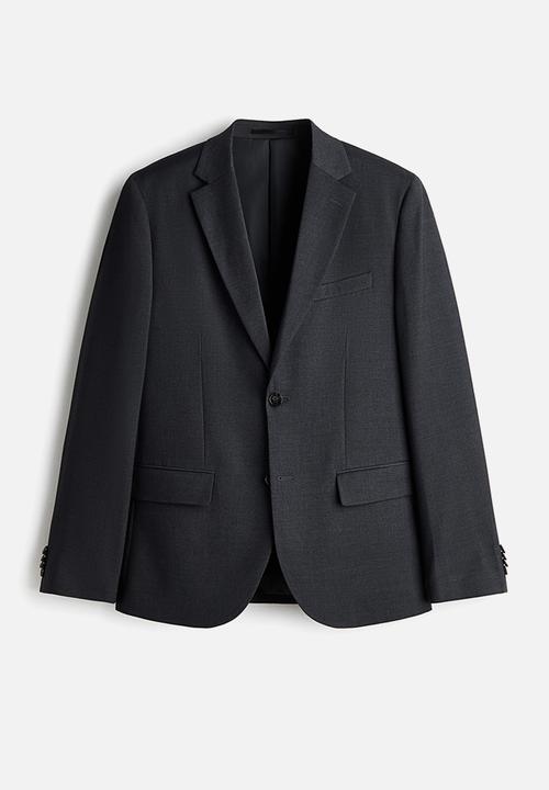 H&M - Regular fit single-breasted jacket - dark grey