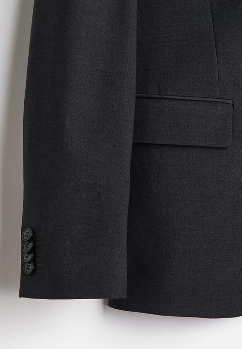 H&M - Regular fit single-breasted jacket - dark grey