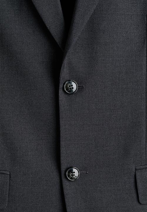 H&M - Regular fit single-breasted jacket - dark grey