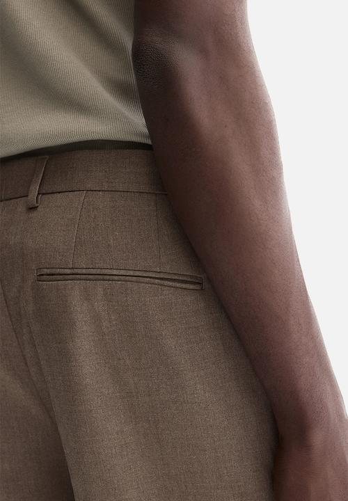 H&M - Regular fit suit trousers - dark beige