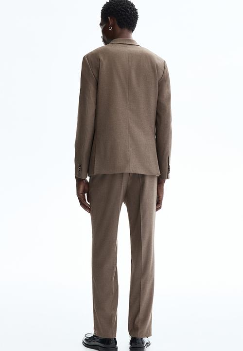H&M - Regular fit suit trousers - dark beige