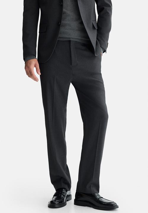 H&M - Regular fit suit trousers - dark grey