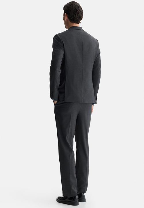 H&M - Regular fit suit trousers - dark grey