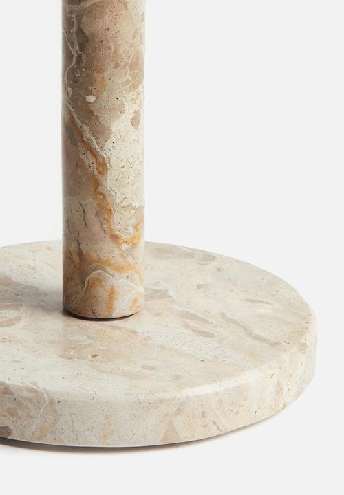 H&M - Marble paper towel holder - beige/marbled