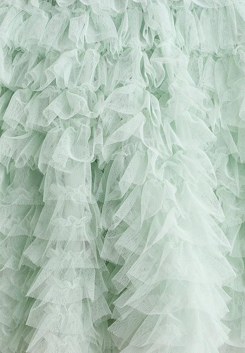 H&M - Flared-skirt dress - light green