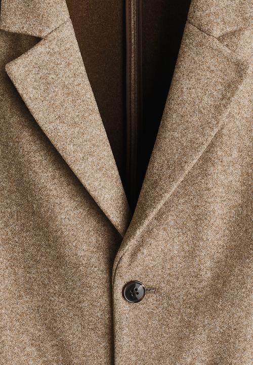 H&M - Single-breasted coat - beige