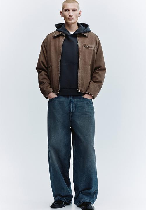 H&M - Canvas jacket - khaki green