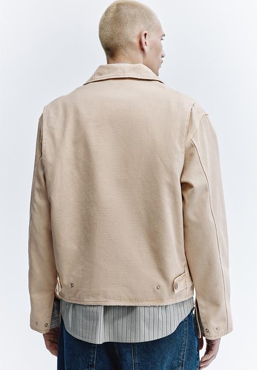H&M - Canvas jacket - light beige