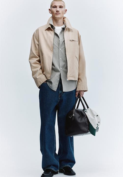 H&M - Canvas jacket - light beige